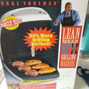 George Foreman Black Lean Mean Grilling Machine